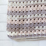 Alissa Blanket Crochet Pattern in Eight Sizes