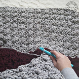 Charlotte Blanket PDF Crochet Pattern in Eight Sizes - Digital Download