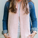 Crochet griddle stitch scarf