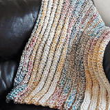 Chunky Crochet Blanket Crochet Pattern (5 Sizes)