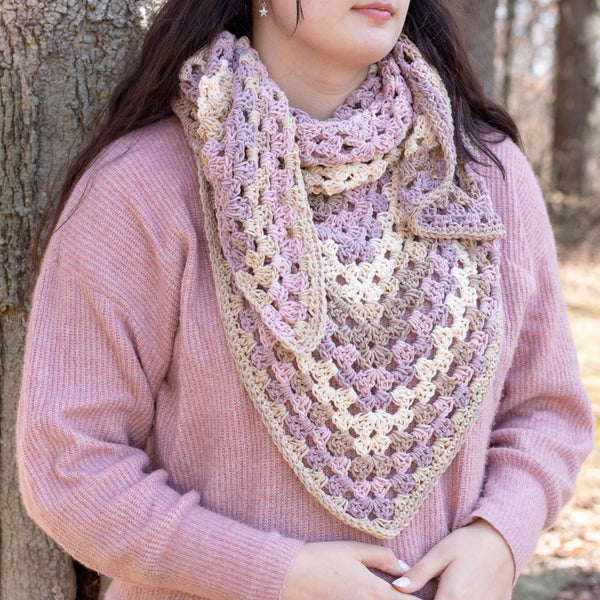 Spring Shawl PDF Crochet Pattern Digital Download Easy Crochet