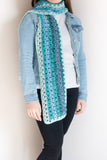 Crochet Ombre Scarf PDF Crochet Pattern - Digital Download