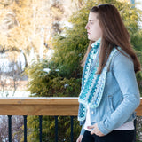 Crochet Ombre Scarf PDF Crochet Pattern - Digital Download