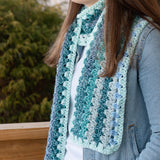 Crochet Ombre Scarf PDF Crochet Pattern - Digital Download