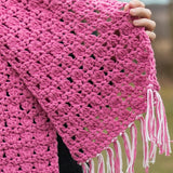 Pretty in Pink Scarf PDF Crochet Pattern - Digital Download