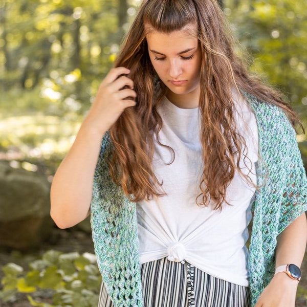 Summer Shawl PDF Crochet Pattern - Digital Download