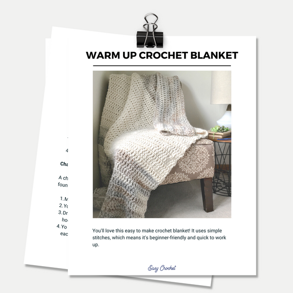 Cozy and Quick Crochet Blanket Pattern