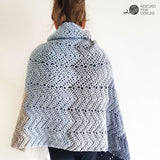 Ombre Ripple Blanket PDF Crochet Pattern - Digital Download