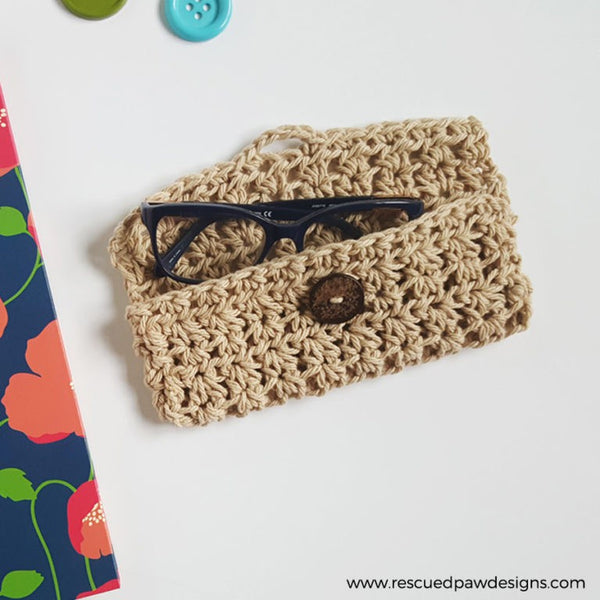 Glasses Case PDF Crochet Pattern - Digital Download