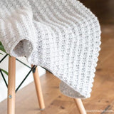 Textured Blanket PDF Crochet Pattern in Eight Sizes - Digital Download