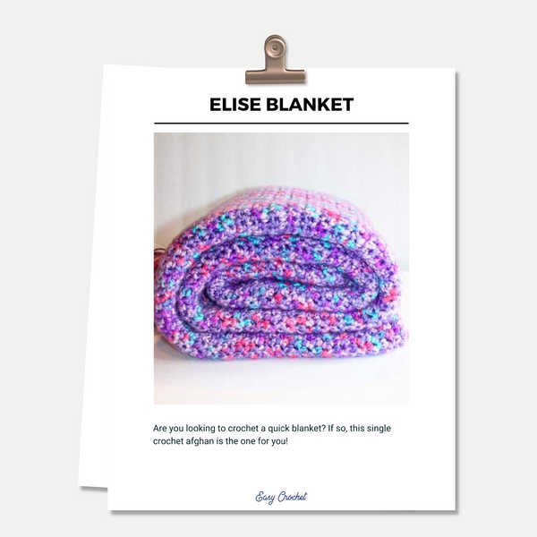 Elise PDF Crochet Pattern in Eight Sizes - Digital Download