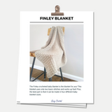 Finley Baby Blanket PDF Crochet Pattern - Digital Download