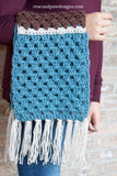 Simple Granny Scarf PDF Crochet Pattern - Digital Download