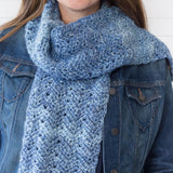 Luna Chevron Scarf PDF Crochet Pattern - Digital Download