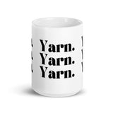 Retro Yarn. Yarn. Yarn. Mug